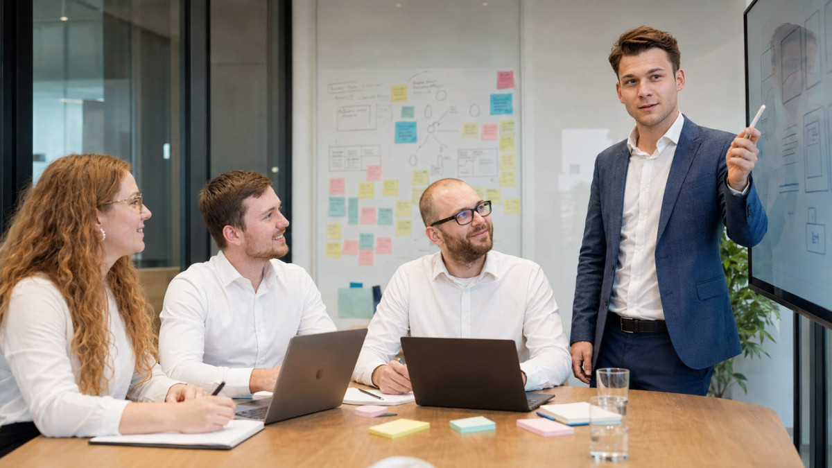 RIB 4.0 Consulting – Team bei Prozessanalyse